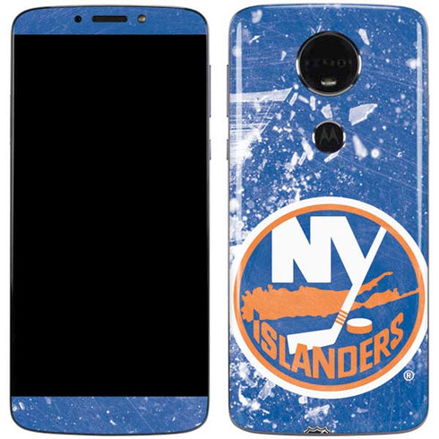 NHL New York Islanders Frozen Moto E5 Plus Skin