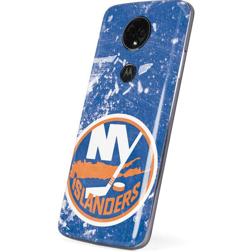 NHL New York Islanders Frozen Moto E5 Plus Skin