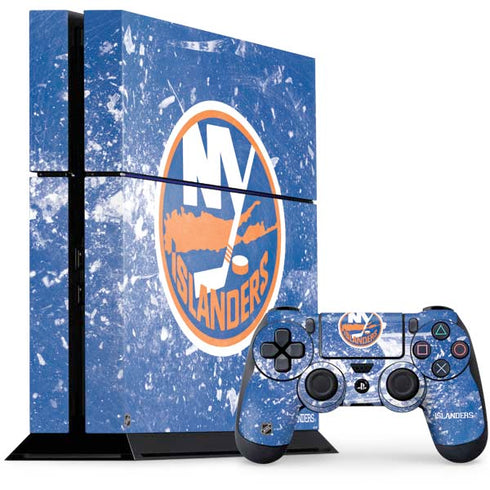 NHL New York Islanders Frozen PS4 Console and Controller Bundle Skin