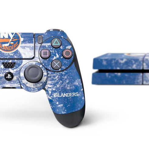 NHL New York Islanders Frozen PS4 Console and Controller Bundle Skin