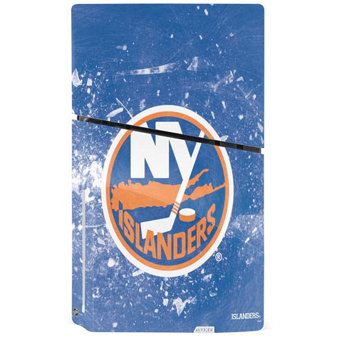 NHL New York Islanders Frozen PS5 Slim Disk Console Skin