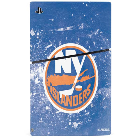 NHL New York Islanders Frozen PS5 Slim Digital Edition Console Skin