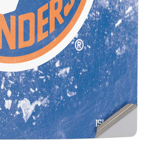 NHL New York Islanders Frozen PS5 Slim Digital Edition Console Skin