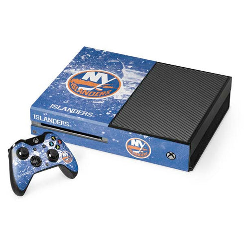 NHL New York Islanders Frozen Xbox One Console and Controller Bundle Skin