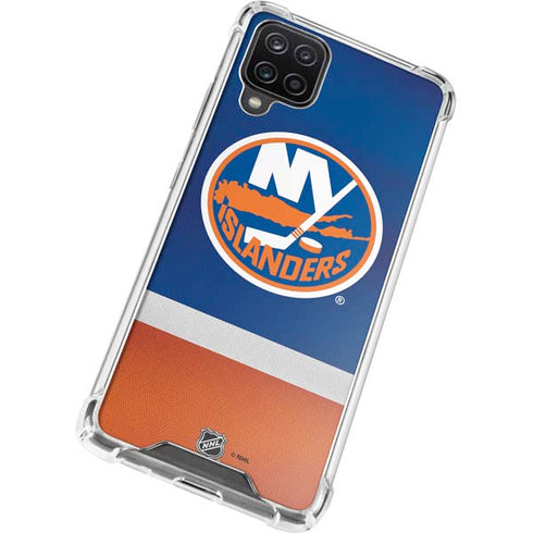 NHL New York Islanders Jersey Galaxy A12 Clear Case
