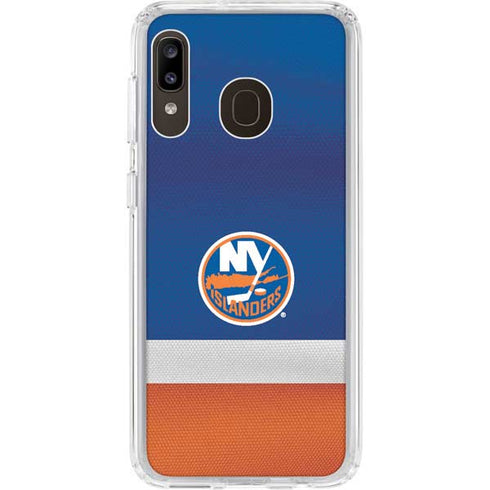 NHL New York Islanders Jersey Galaxy A20 Clear Case