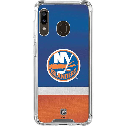 NHL New York Islanders Jersey Galaxy A30 Clear Case