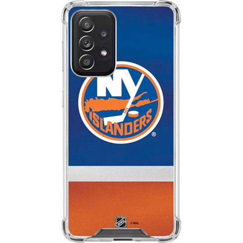 NHL New York Islanders Jersey Galaxy A52 5G Clear Case