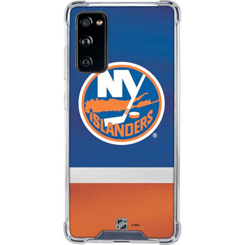 NHL New York Islanders Jersey Galaxy S20 FE Clear Case