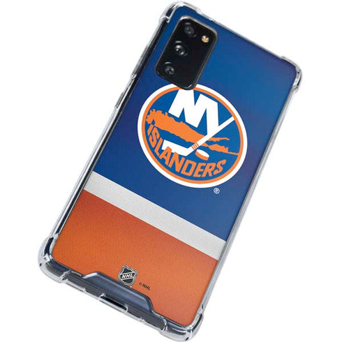 NHL New York Islanders Jersey Galaxy S20 FE Clear Case
