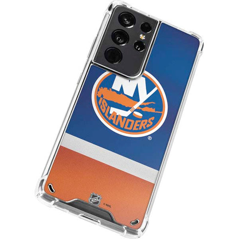 NHL New York Islanders Jersey Galaxy S21 Ultra 5G Clear Case