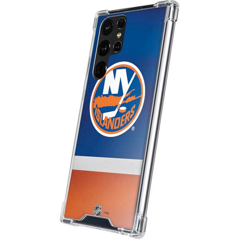 NHL New York Islanders Jersey Galaxy S22 Ultra Clear Case