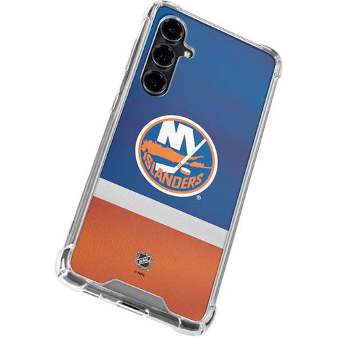 NHL New York Islanders Jersey Galaxy S23 FE Clear Case