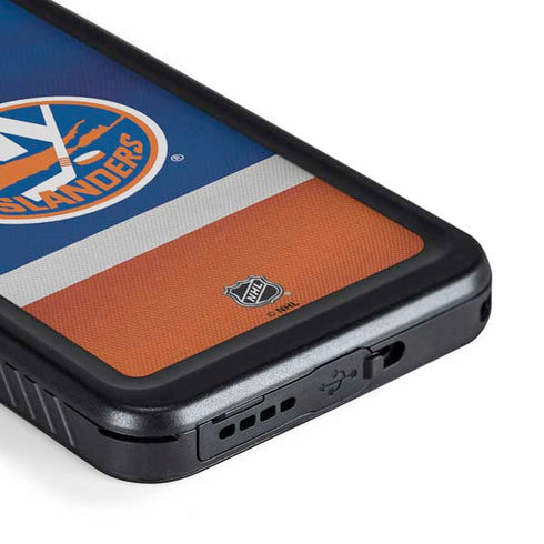 NHL New York Islanders Jersey Galaxy S23 Plus Waterproof Case