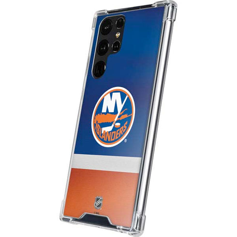 NHL New York Islanders Jersey Galaxy S24 Ultra Clear Case