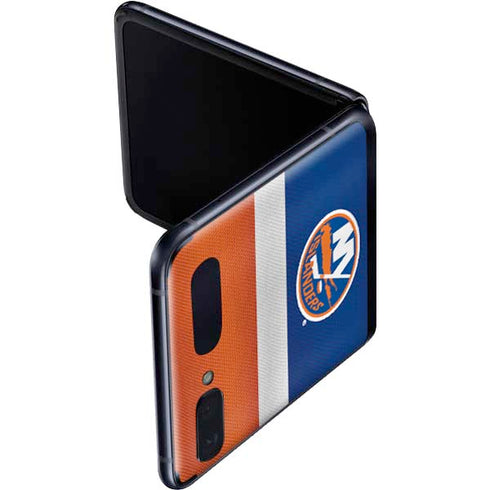 NHL New York Islanders Jersey Galaxy Z Flip Skin