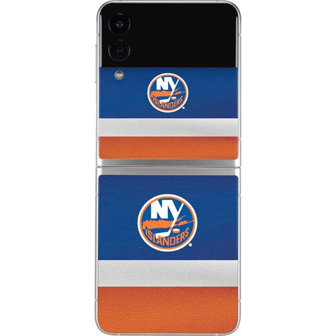 NHL New York Islanders Jersey Galaxy Z Flip3 5G Skin