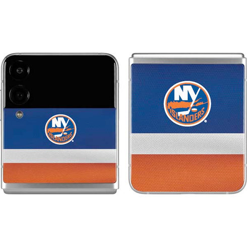 NHL New York Islanders Jersey Galaxy Z Flip4 5G Skin