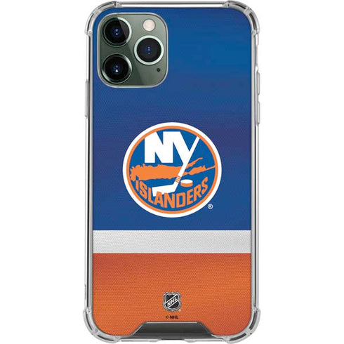 NHL New York Islanders Jersey iPhone 11 Pro Max Clear Case