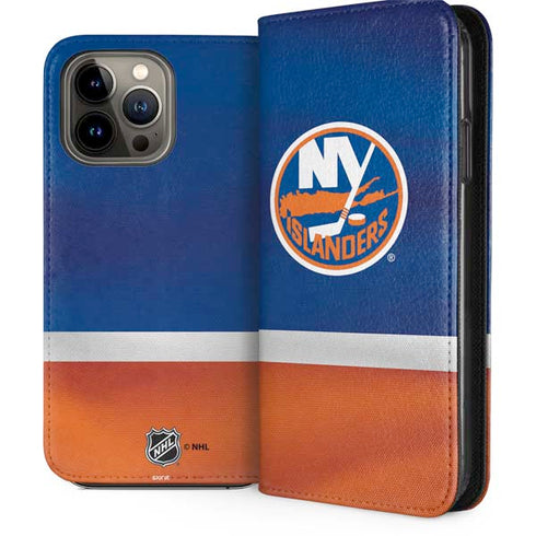 NHL New York Islanders Jersey iPhone 13 Pro Max Folio Case