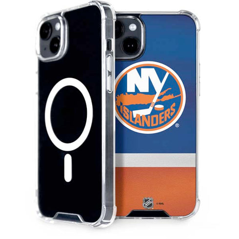 NHL New York Islanders Jersey iPhone 15 Plus MagSafe Case