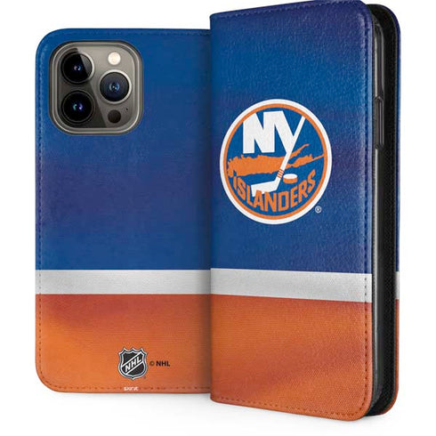 NHL New York Islanders Jersey iPhone 15 Pro Max Folio Case
