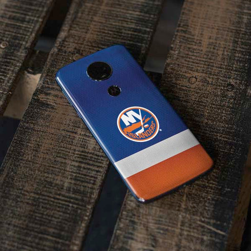 NHL New York Islanders Jersey Moto E5 Plus Skin