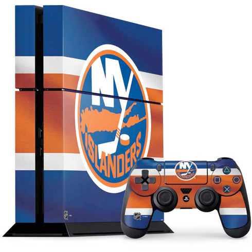 NHL New York Islanders Jersey PS4 Console and Controller Bundle Skin