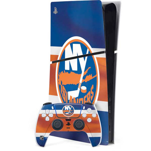 NHL New York Islanders Jersey PS5 Slim Digital Edition Console Skin