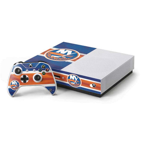 NHL New York Islanders Jersey Xbox One S Console and Controller Bundle Skin