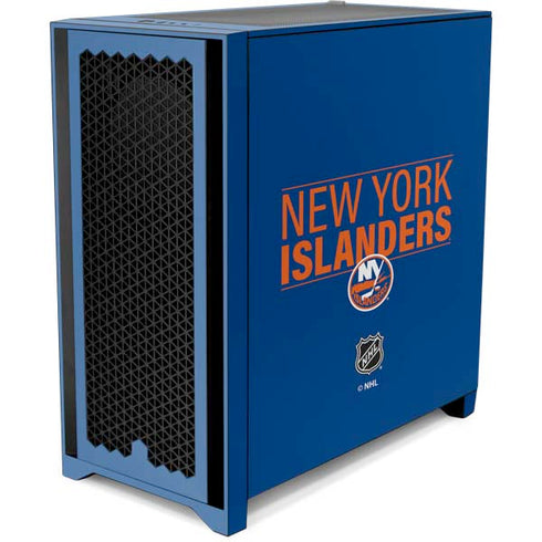 NHL New York Islanders Lineup Corsair 4000D Tempered Glass Mid-Tower ATX Case Skin