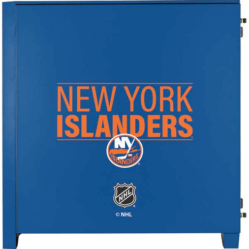NHL New York Islanders Lineup Corsair 4000D Tempered Glass Mid-Tower ATX Case Skin