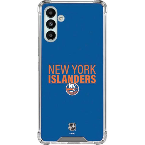 NHL New York Islanders Lineup Galaxy A13 5G Clear Case