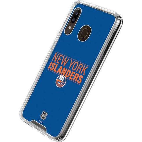 NHL New York Islanders Lineup Galaxy A30 Clear Case