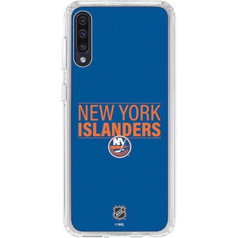 NHL New York Islanders Lineup Galaxy A50 Clear Case