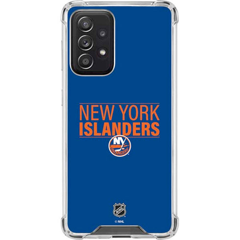 NHL New York Islanders Lineup Galaxy A52 5G Clear Case