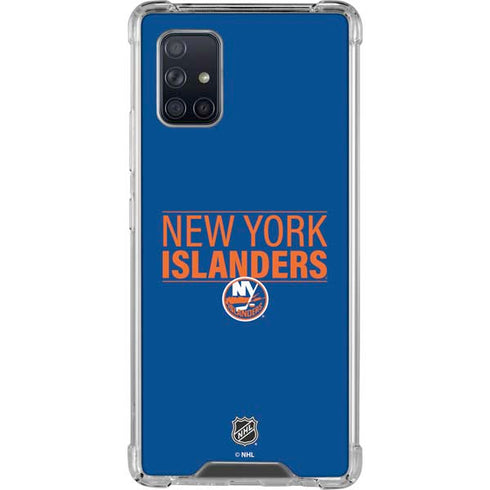 NHL New York Islanders Lineup Galaxy A71 5G Clear Case
