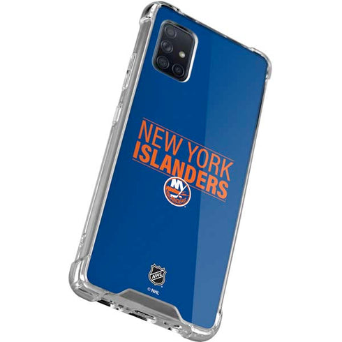 NHL New York Islanders Lineup Galaxy A71 5G Clear Case