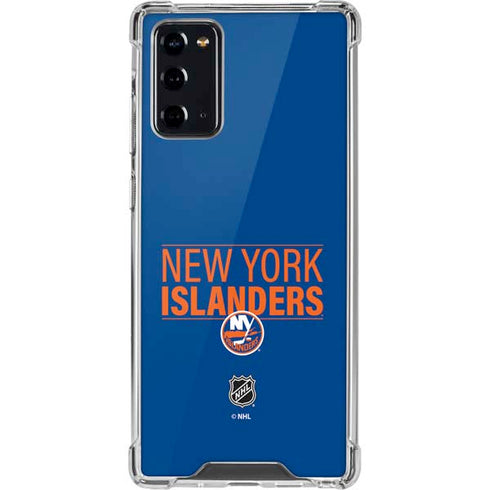 NHL New York Islanders Lineup Galaxy Note20 5G Clear Case