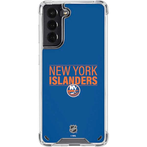 NHL New York Islanders Lineup Galaxy S21 5G Clear Case
