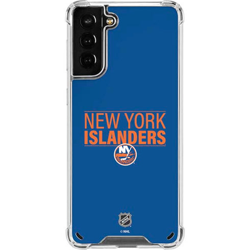 NHL New York Islanders Lineup Galaxy S21 Plus 5G Clear Case