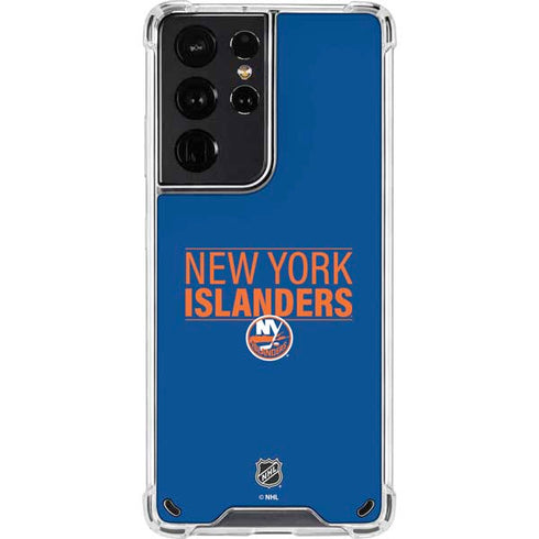 NHL New York Islanders Lineup Galaxy S21 Ultra 5G Clear Case