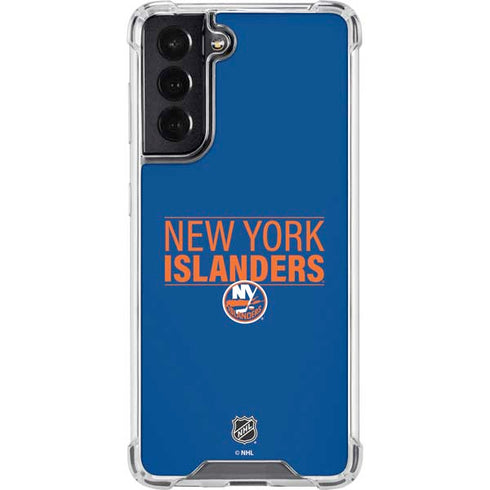 NHL New York Islanders Lineup Galaxy S22 Clear Case