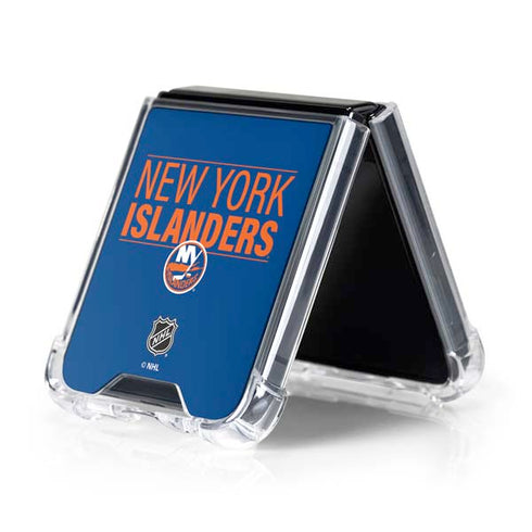 NHL New York Islanders Lineup Galaxy Z Flip5 5G Clear Case