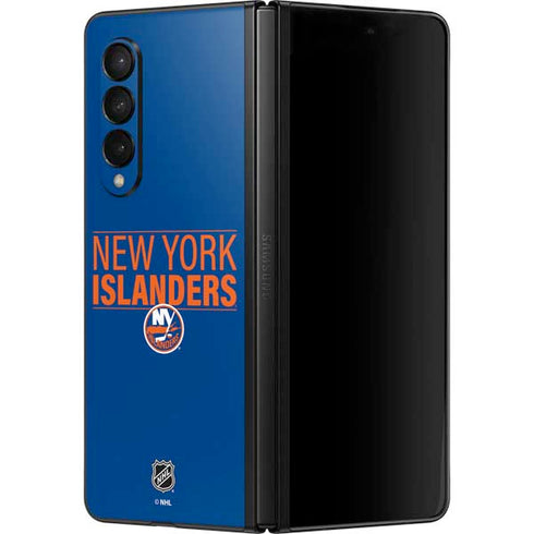 NHL New York Islanders Lineup Galaxy Z Fold3 5G Skin