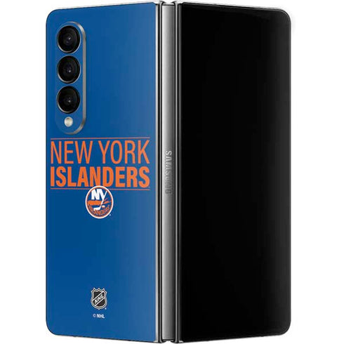 NHL New York Islanders Lineup Galaxy Z Fold4 5G Skin