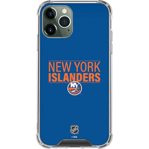 NHL New York Islanders Lineup iPhone 11 Pro Max Clear Case