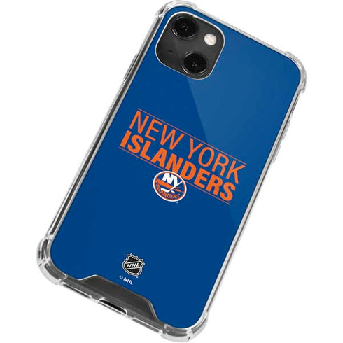 NHL New York Islanders Lineup iPhone 14 Plus Clear Case