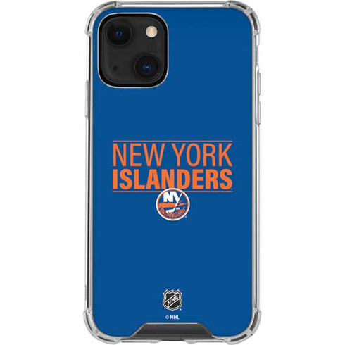 NHL New York Islanders Lineup iPhone 14 Plus Clear Case