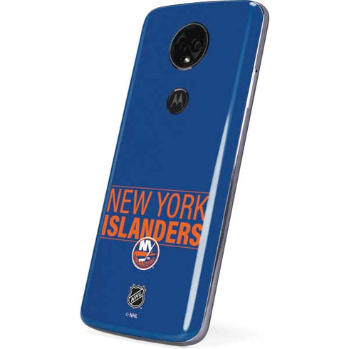 NHL New York Islanders Lineup Moto E5 Plus Skin